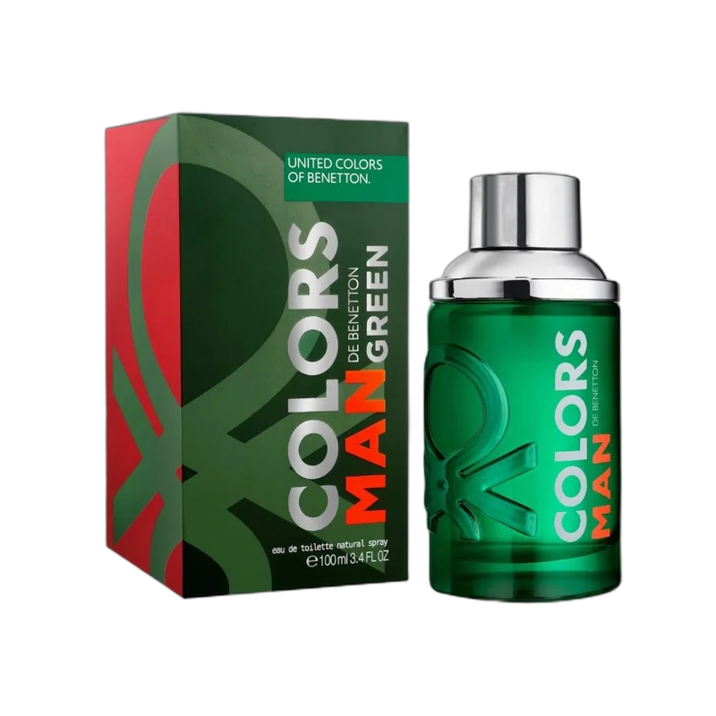 benetton colors de benetton man green man