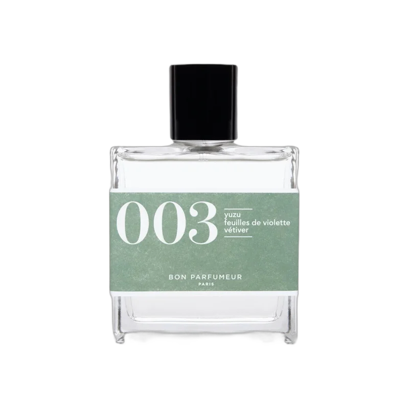 bon parfumeur 003 yuzu feuilles de violette vetiver