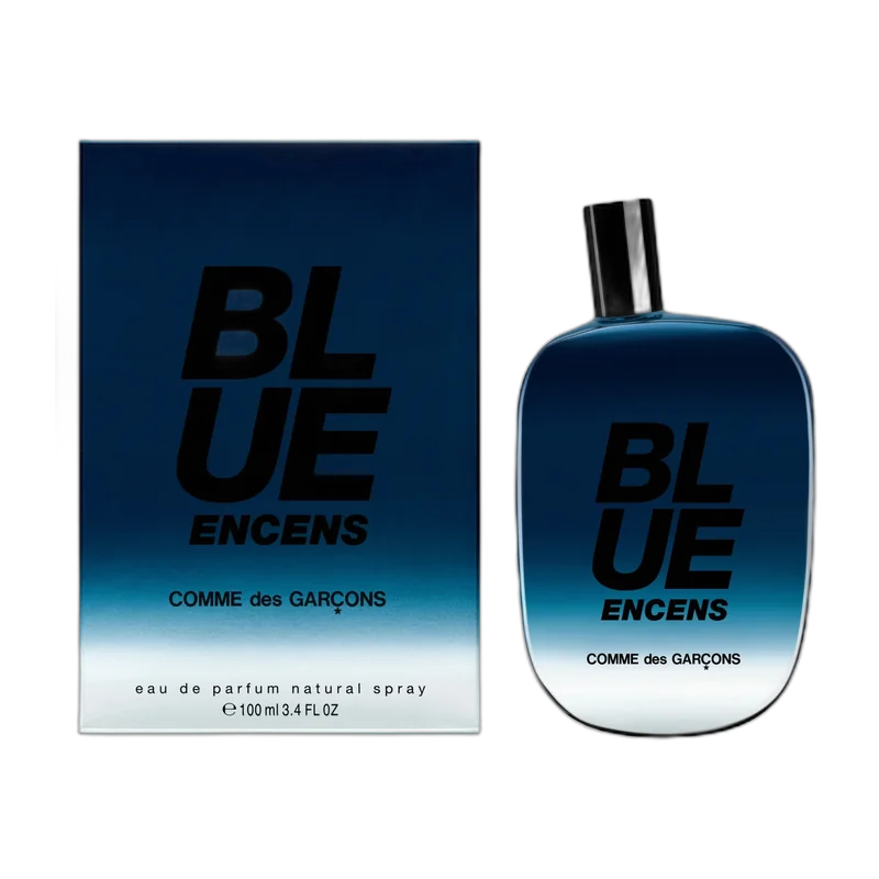 comme des garcons blue invasion blue encens