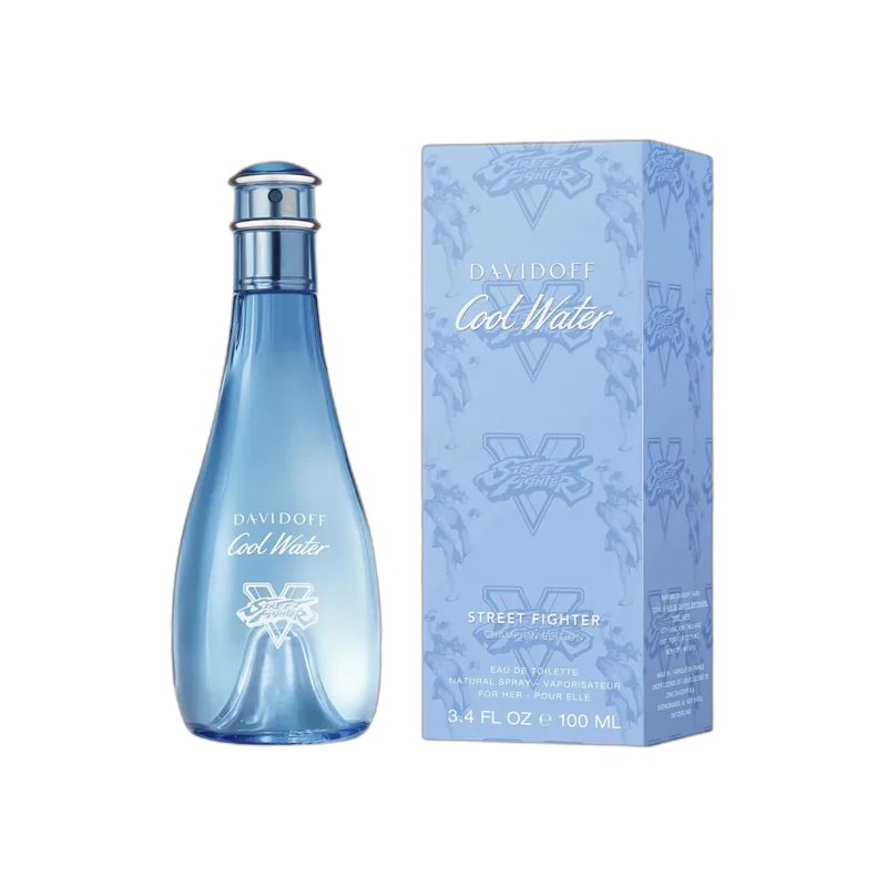 davidoff cool water street fighter champion edition woman