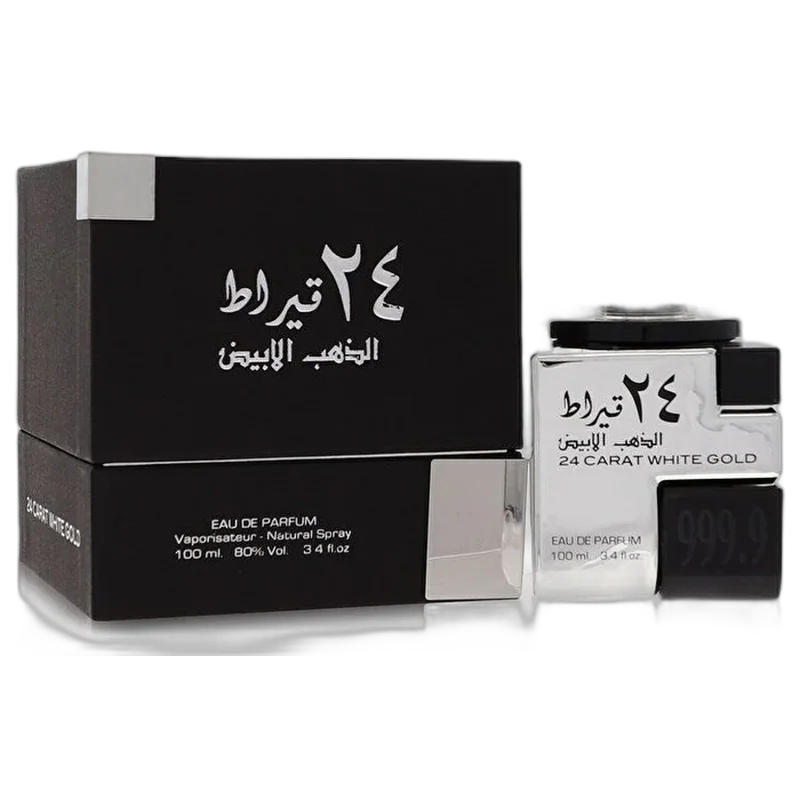 lattafa 24 carat white gold
