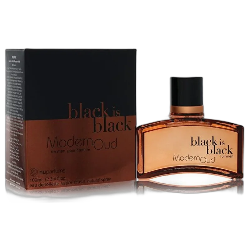 nu parfums black is black modern oud
