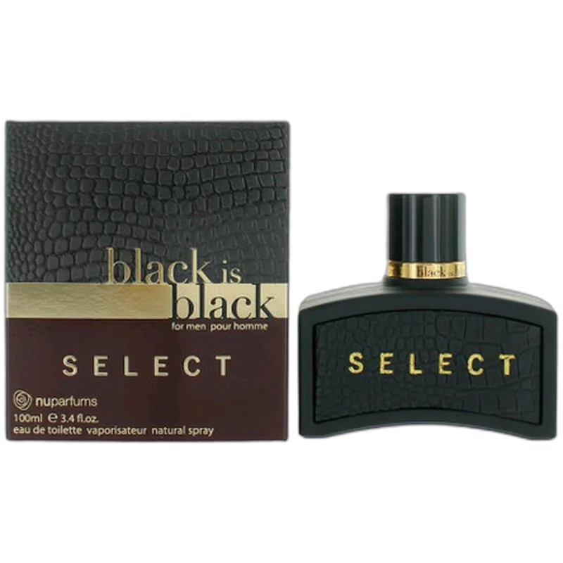 nu parfums black is black select