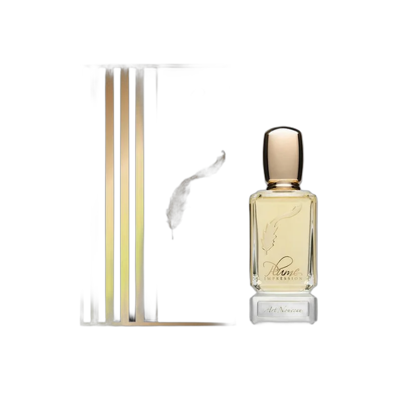 plume impression art nouveau